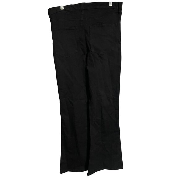 ReGeneration By Celebrity Pink Womens High Rise Curvy Flare Black Jeans XL 34x31 - Picture 2 of 12